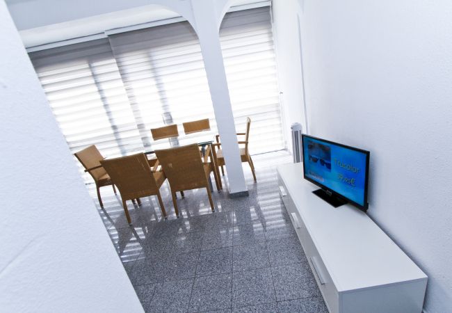 Alquiler apartamento Acantilados Salou - Salón con vistas al mar Alquiler apartamento Acantilados Salou - Salón con vistas al mar