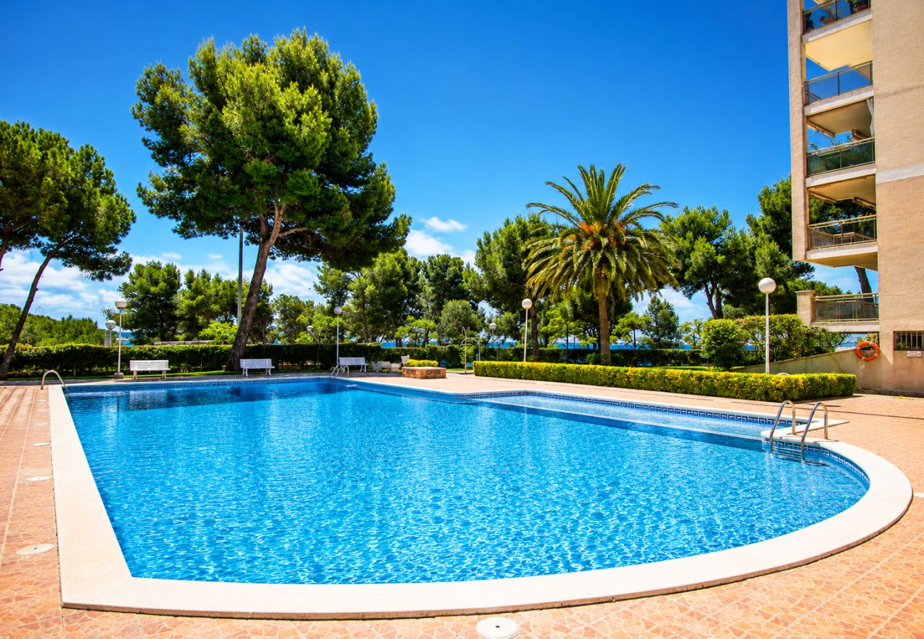 Appartement à Salou - Terrasse avec accès direct à la piscine